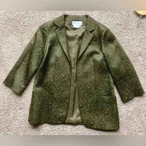 Vintage Worth Green Blazer
